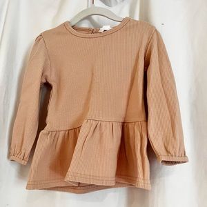 Jamie Kay long sleeve blush shirt. Size 4T